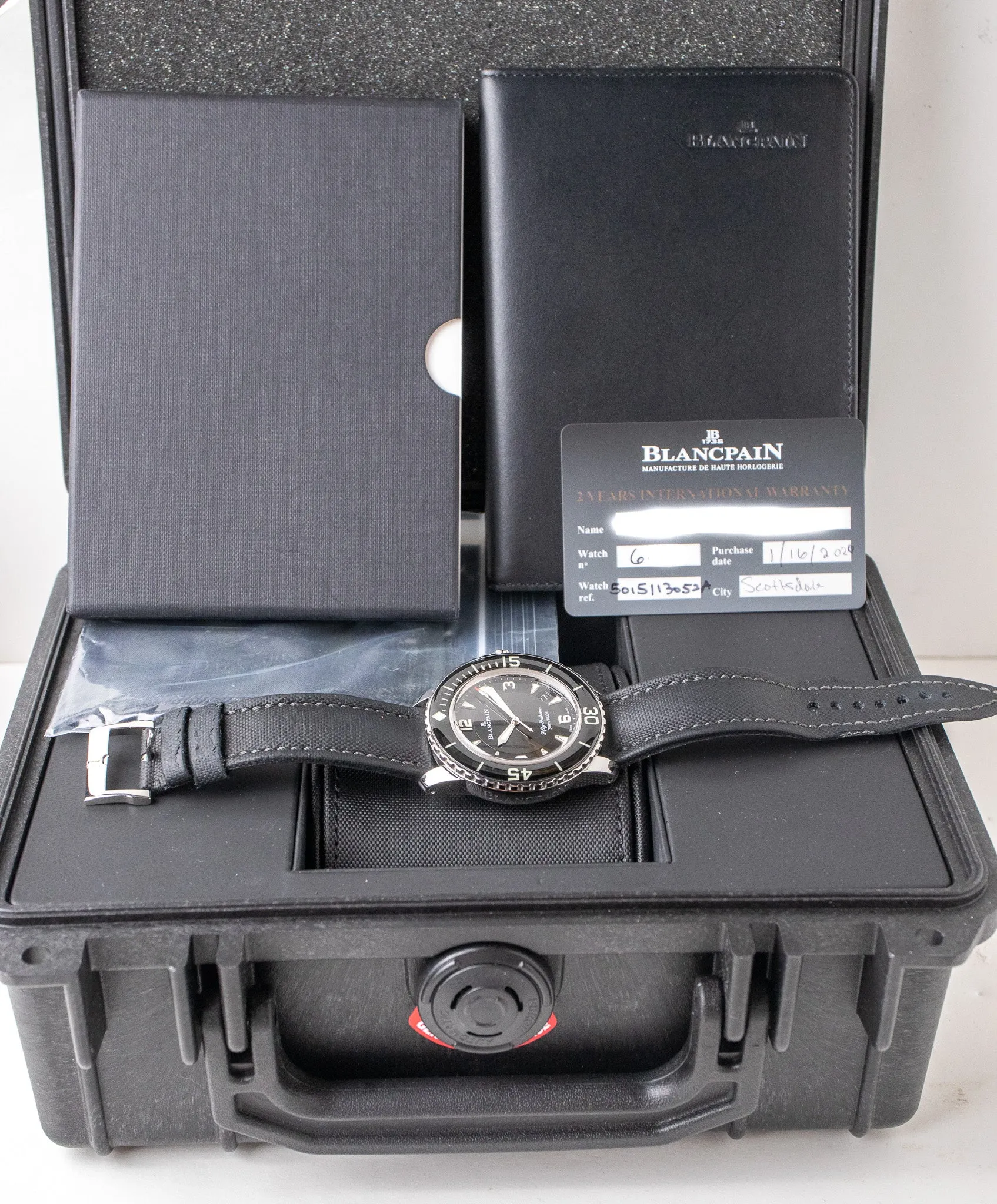 Blancpain Fifty Fathoms Automatique 5015 1130 52A