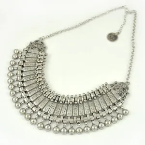 Bohemian Carved Ball Necklace