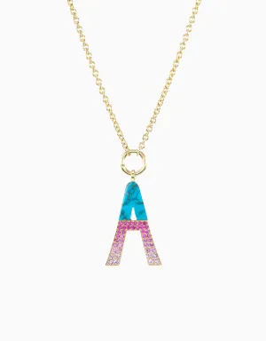 Bubble Letter Necklace
