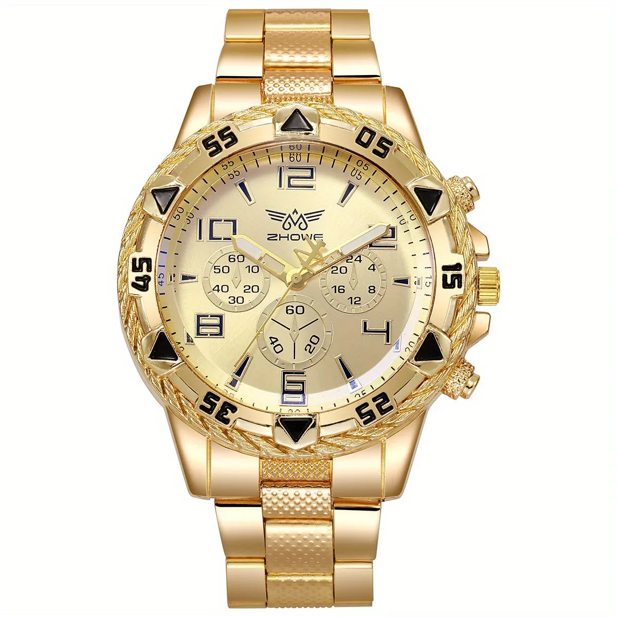 Business Quartz Large Dial Watch