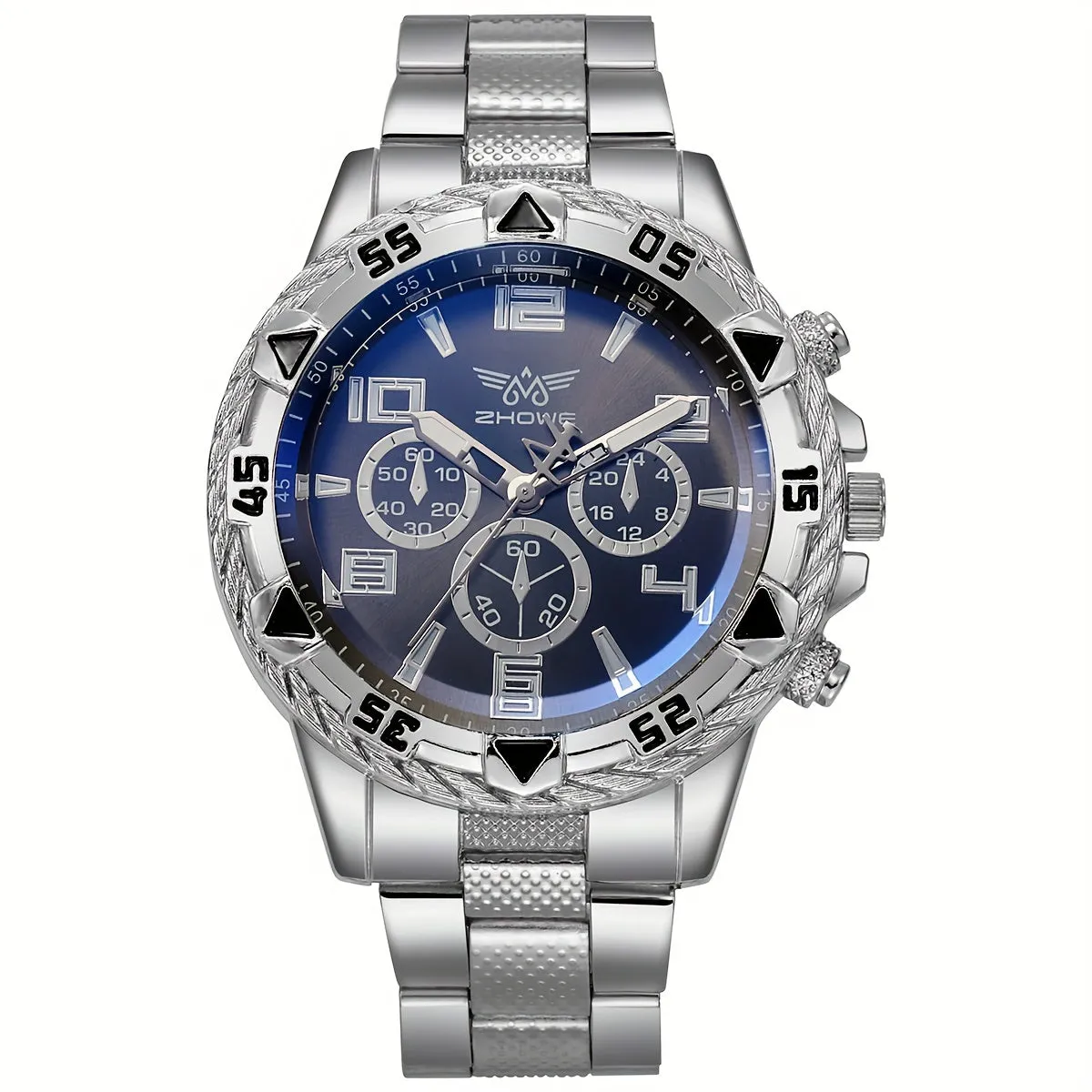 Business Quartz Large Dial Watch