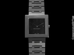 Bvlgari Bulgari Square Quadrato Mens Midsize / Unisex Watch, SQ 27SSD - Stainless Steel