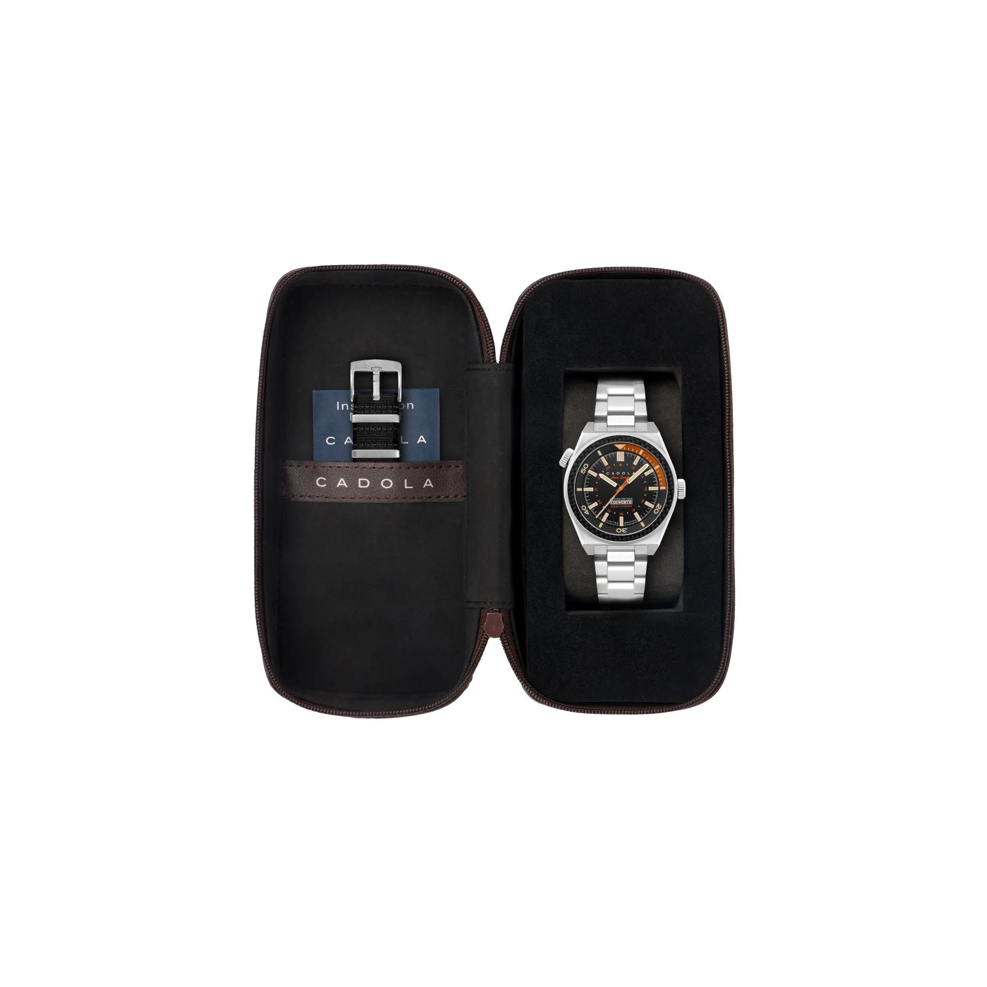 Cadola Men's Asphalt Black Cosworth Costin Meca-Quartz Limited Edition Watch CD-1039-11