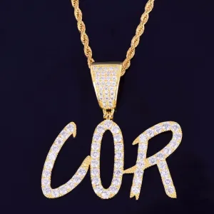 Captain Letter Necklace
