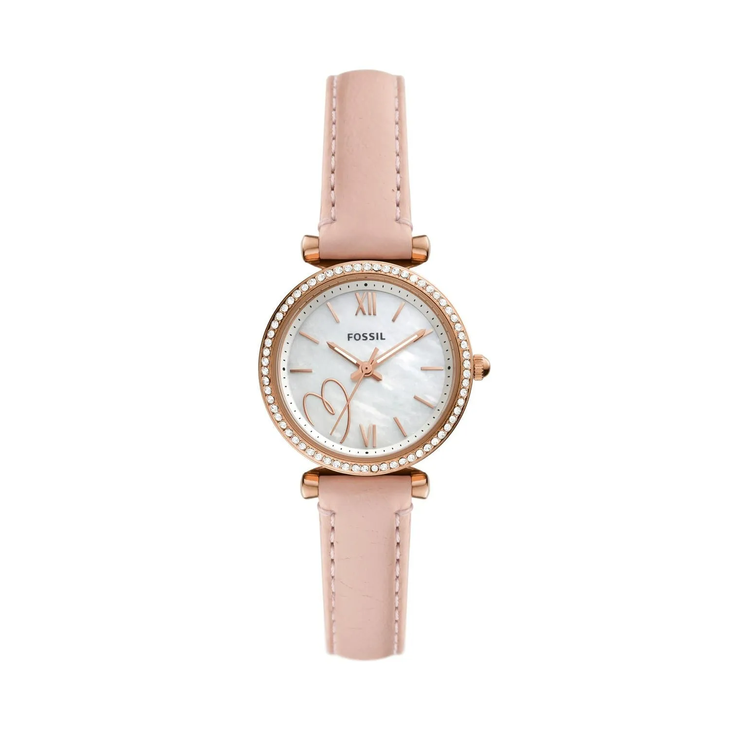 Carlie Three-Hand Blush LiteHide™ Watch