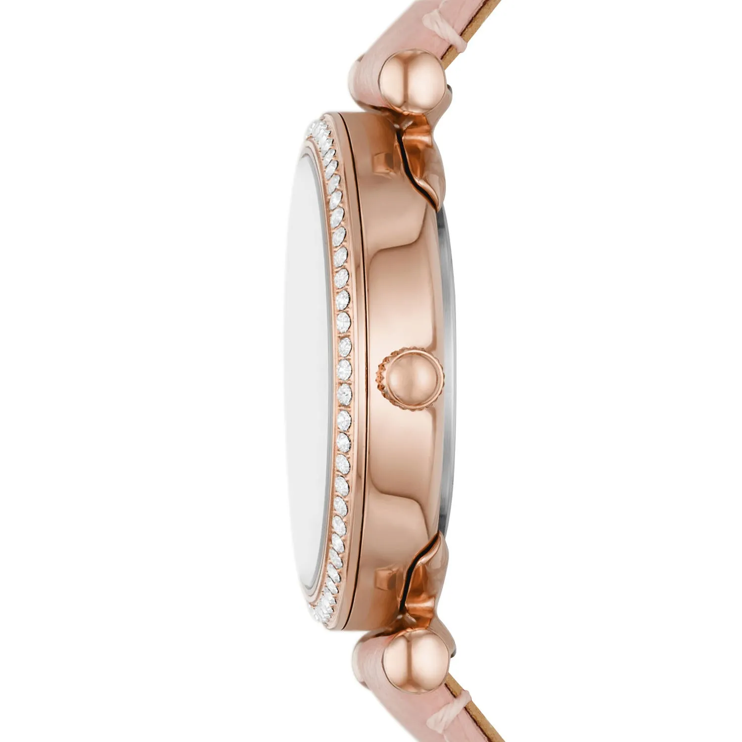 Carlie Three-Hand Blush LiteHide™ Watch
