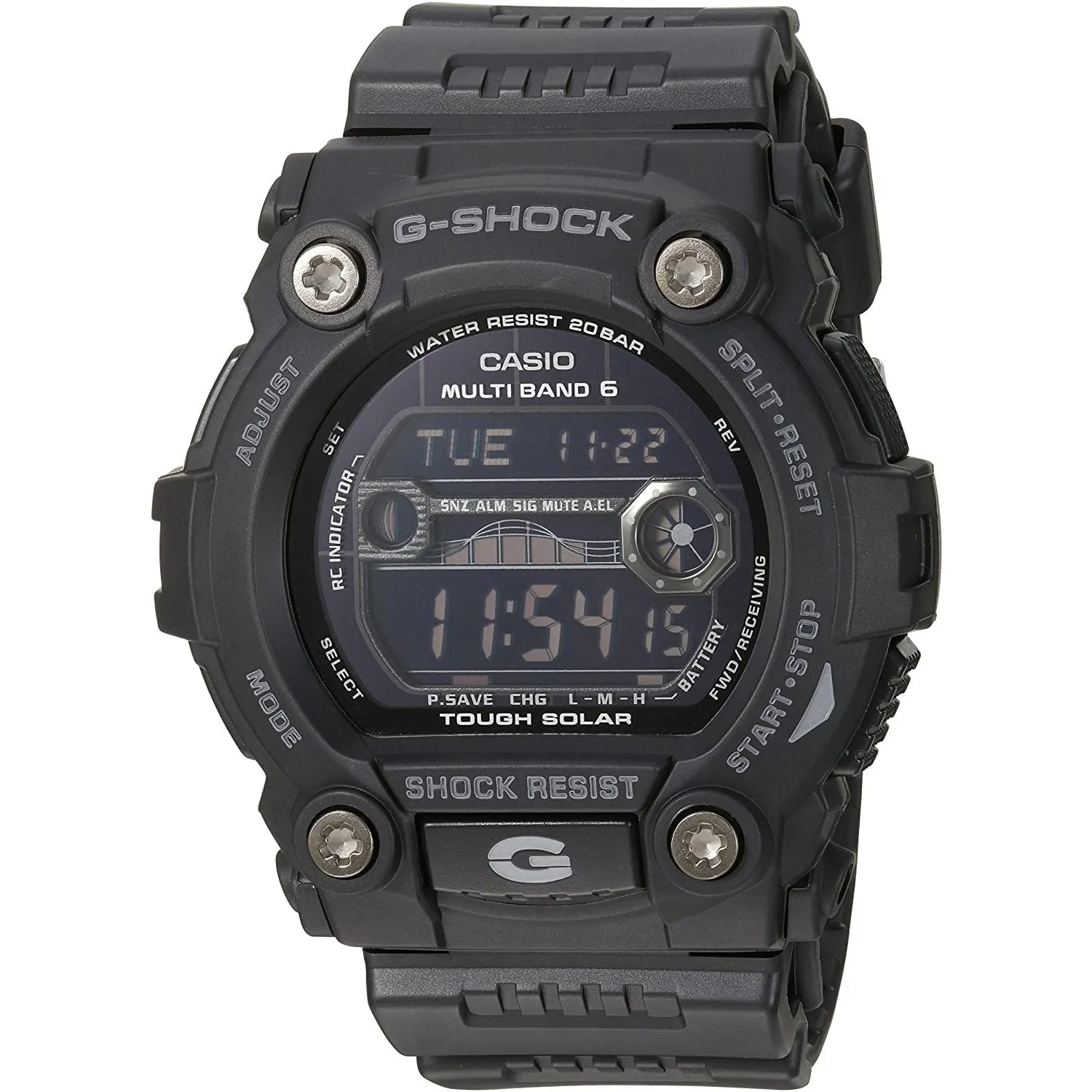 Casio G-Shock G-Rescue Tide Resin Black GW7900B-1