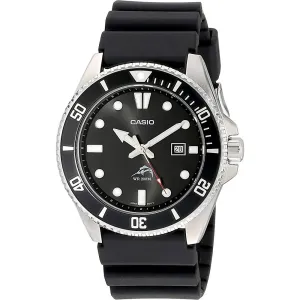 Casio Men's MDV106-1AV 200 M WR Black Dive Watch (MDV106-1A) | Multiple Colors