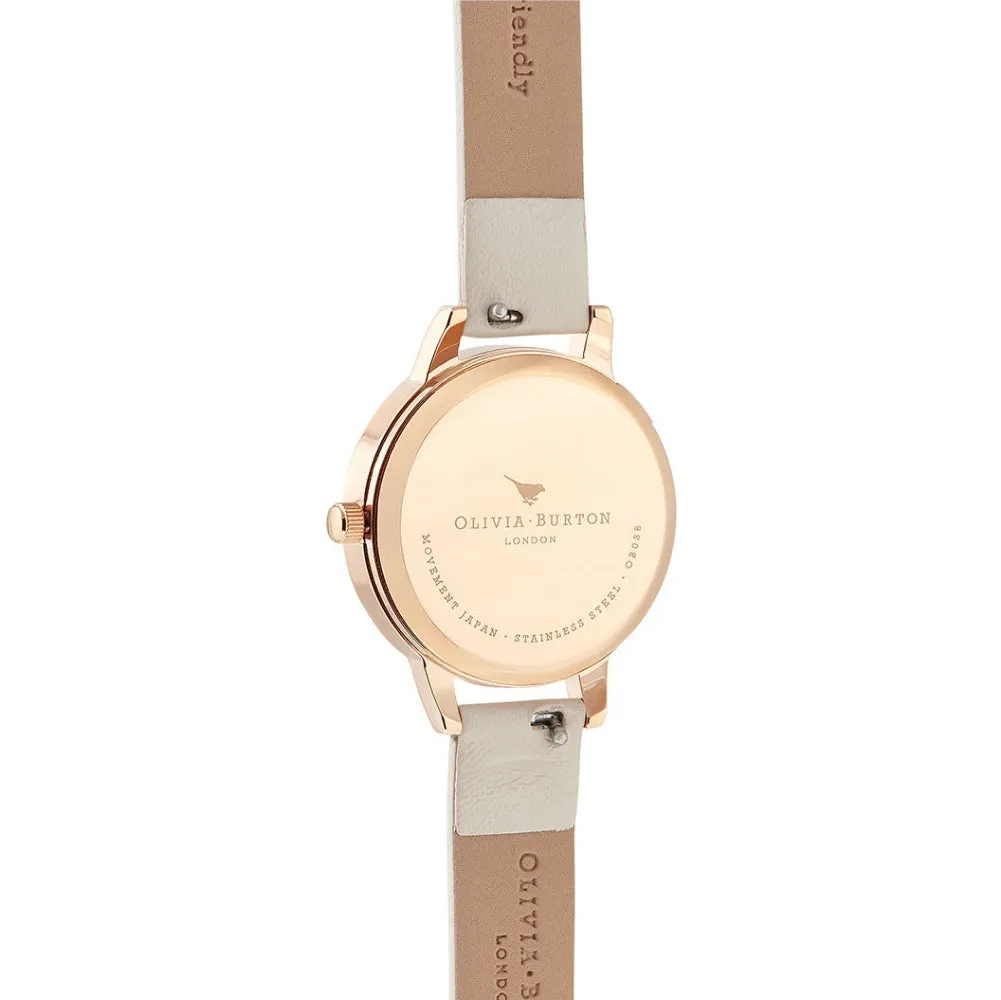 Cat Midi Dial Vegan Nude and Gold Watch