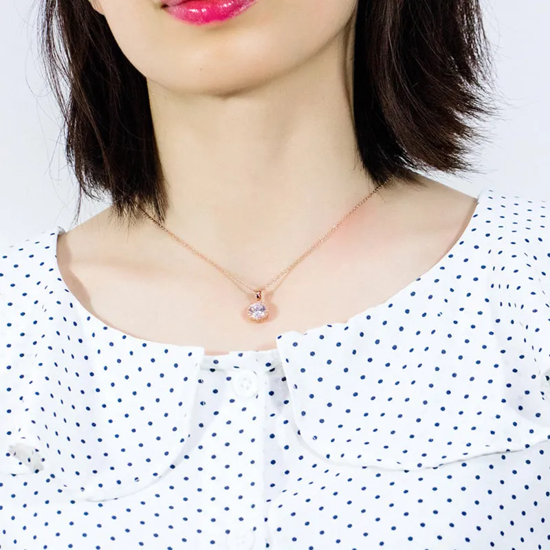 Clavicle Chain Delicate Micro-inlaid Zircon Pendant