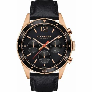 Coach Sullivan Black Strap Chronograph Men's Watch 14602087