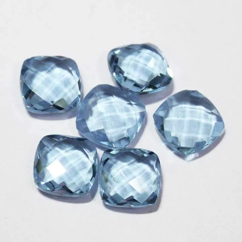 Color Change Quartz Faceted Cushion Beads 8mm 10pc