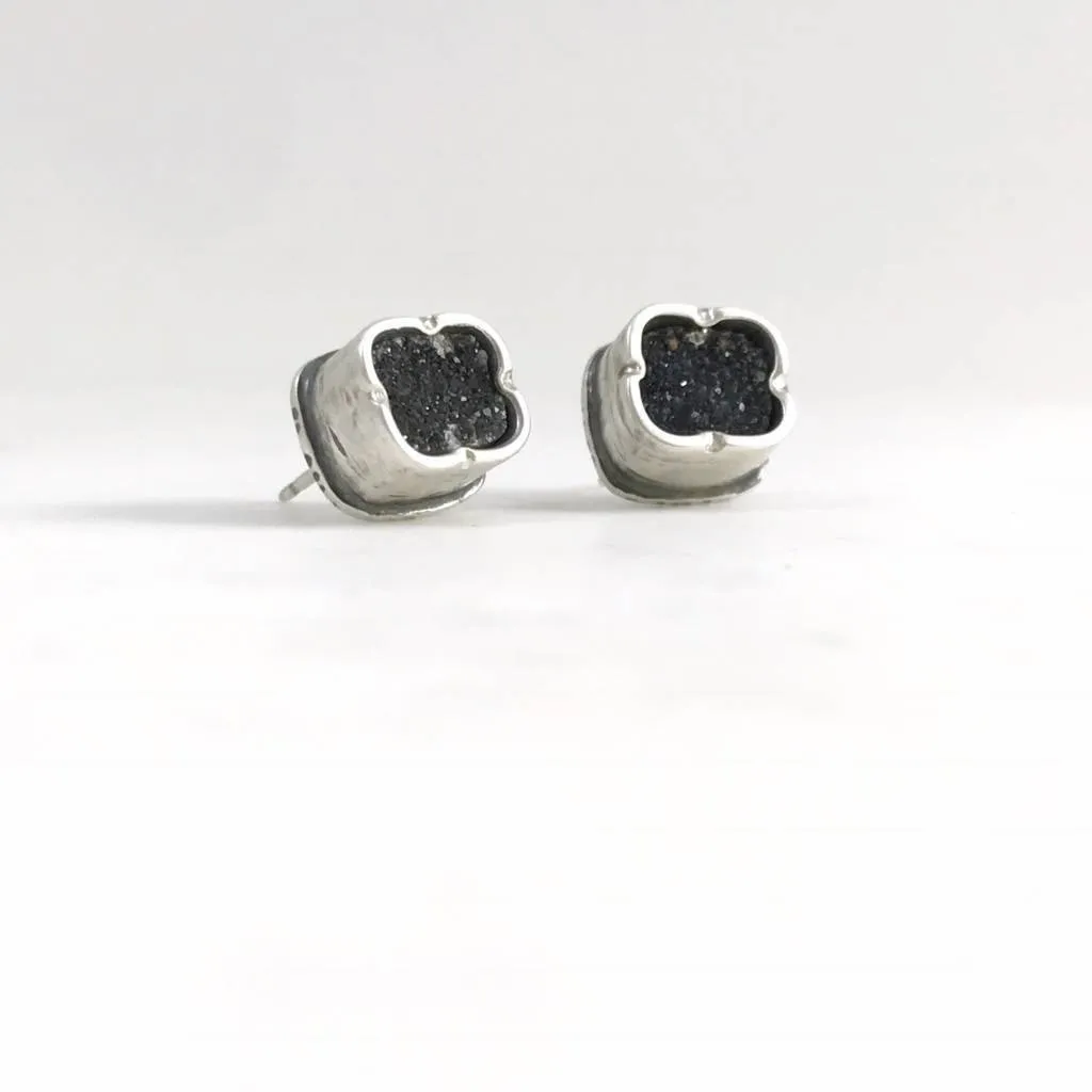 Creative Black Tie Tiny Studs (wholesale)