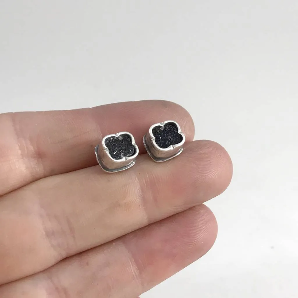 Creative Black Tie Tiny Studs (wholesale)