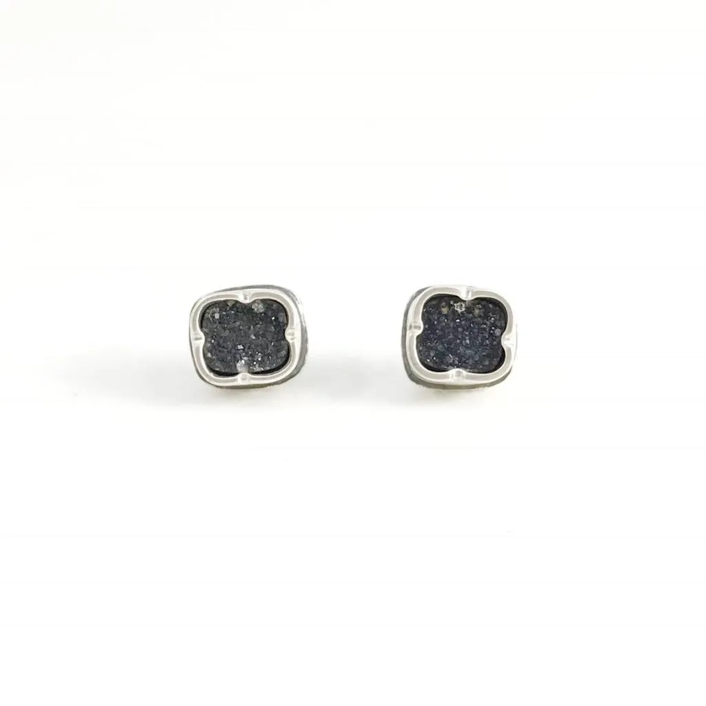 Creative Black Tie Tiny Studs (wholesale)