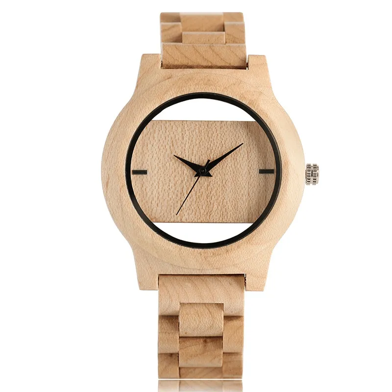 Creative Minimalistic Design Bamboo Wood Unisex Watches