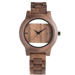 Creative Minimalistic Design Bamboo Wood Unisex Watches