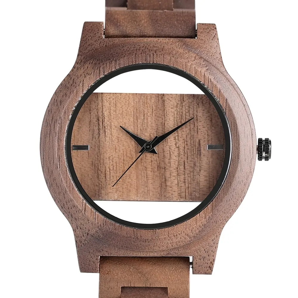 Creative Minimalistic Design Bamboo Wood Unisex Watches