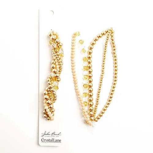 Crystal Lane Twisted Bead Strands Butterfly Weed