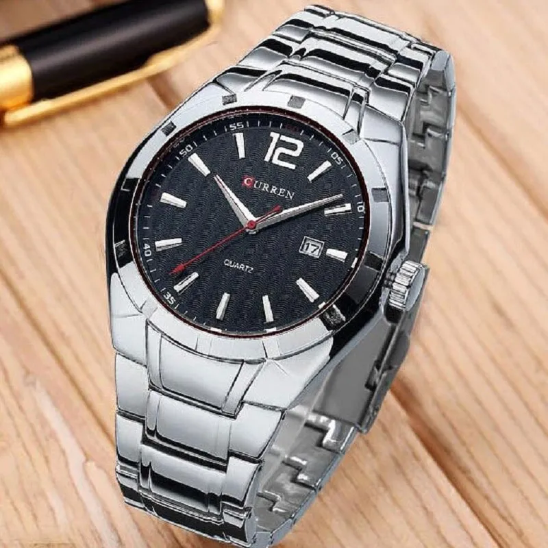 CURREN Fashion Watch Men Waterproof Quartz Stainless Steel Wrist Watches For Men Sports Watches Male Clock Relogio Masculino