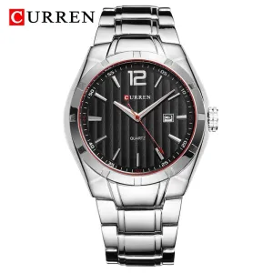CURREN Fashion Watch Men Waterproof Quartz Stainless Steel Wrist Watches For Men Sports Watches Male Clock Relogio Masculino