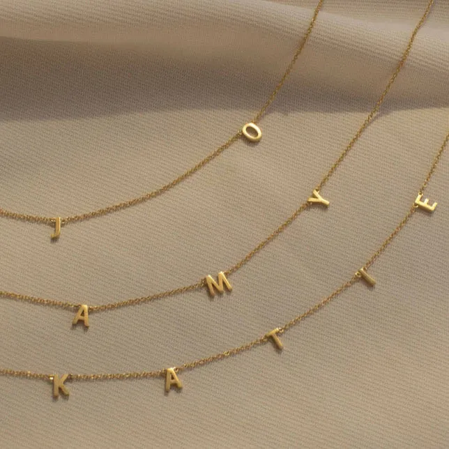 CUSTOM LETTER necklace