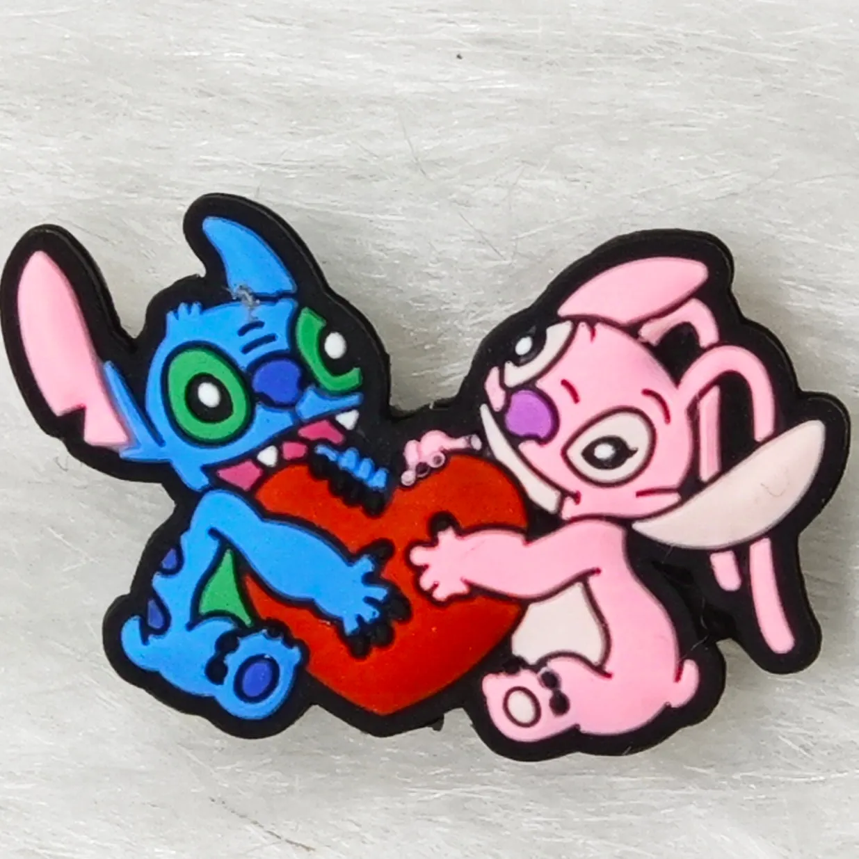 Cute stits silicone focal beads for Valentine's Day