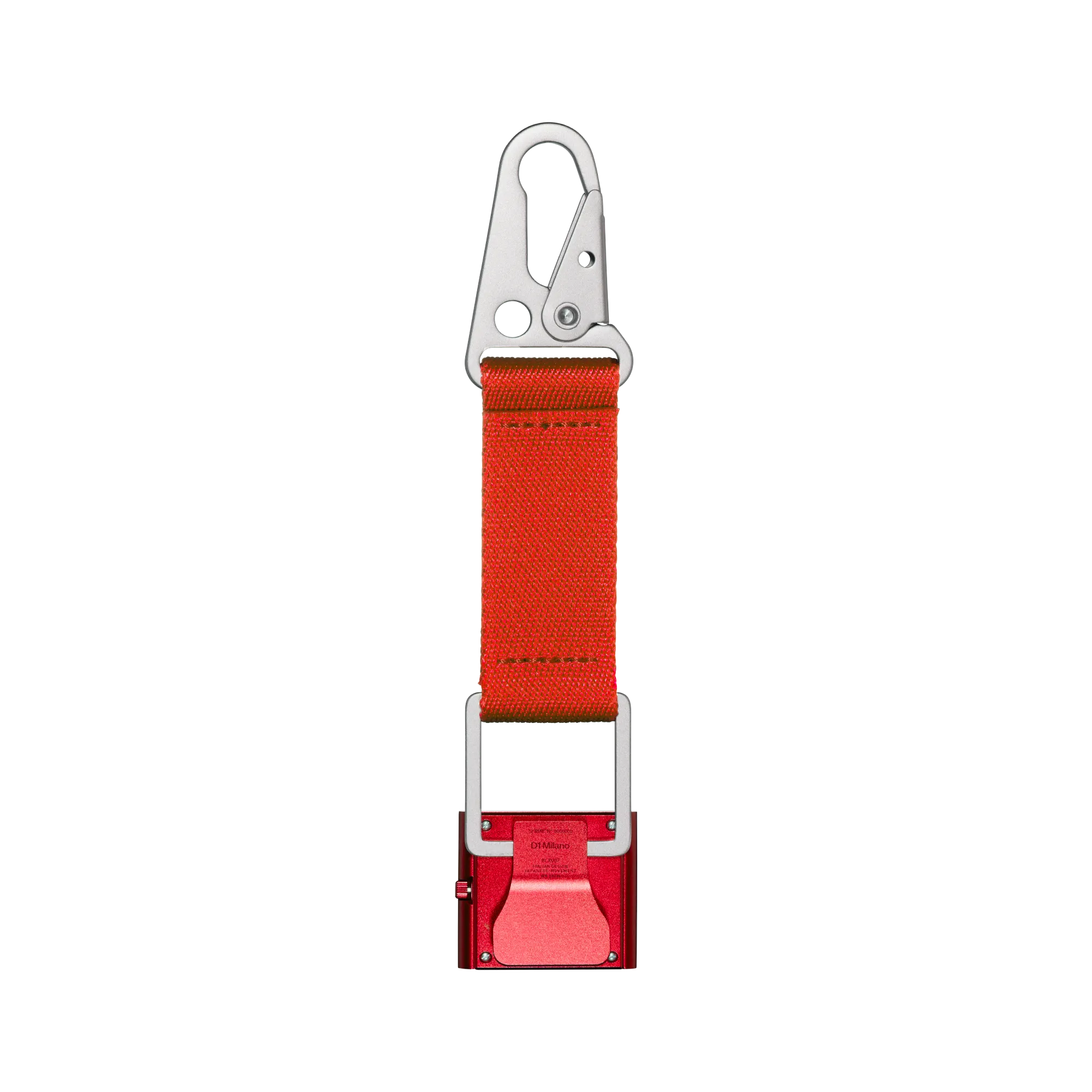 D1 Milano Block Red Aluminum Case Unisex Watch - BLXU06