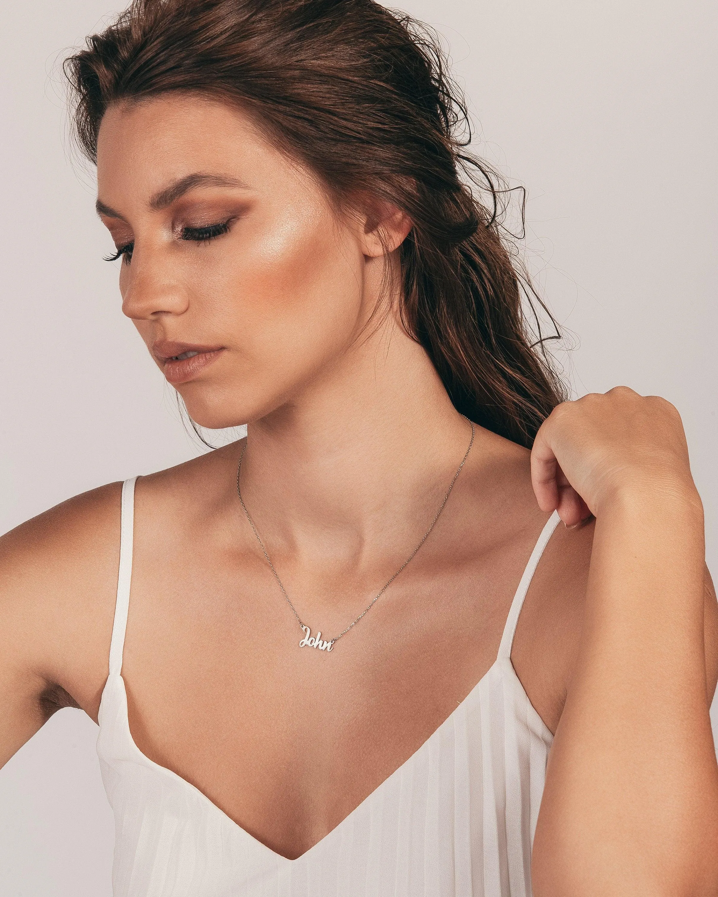 Dainty Name Necklace - 18K Gold Vermeil