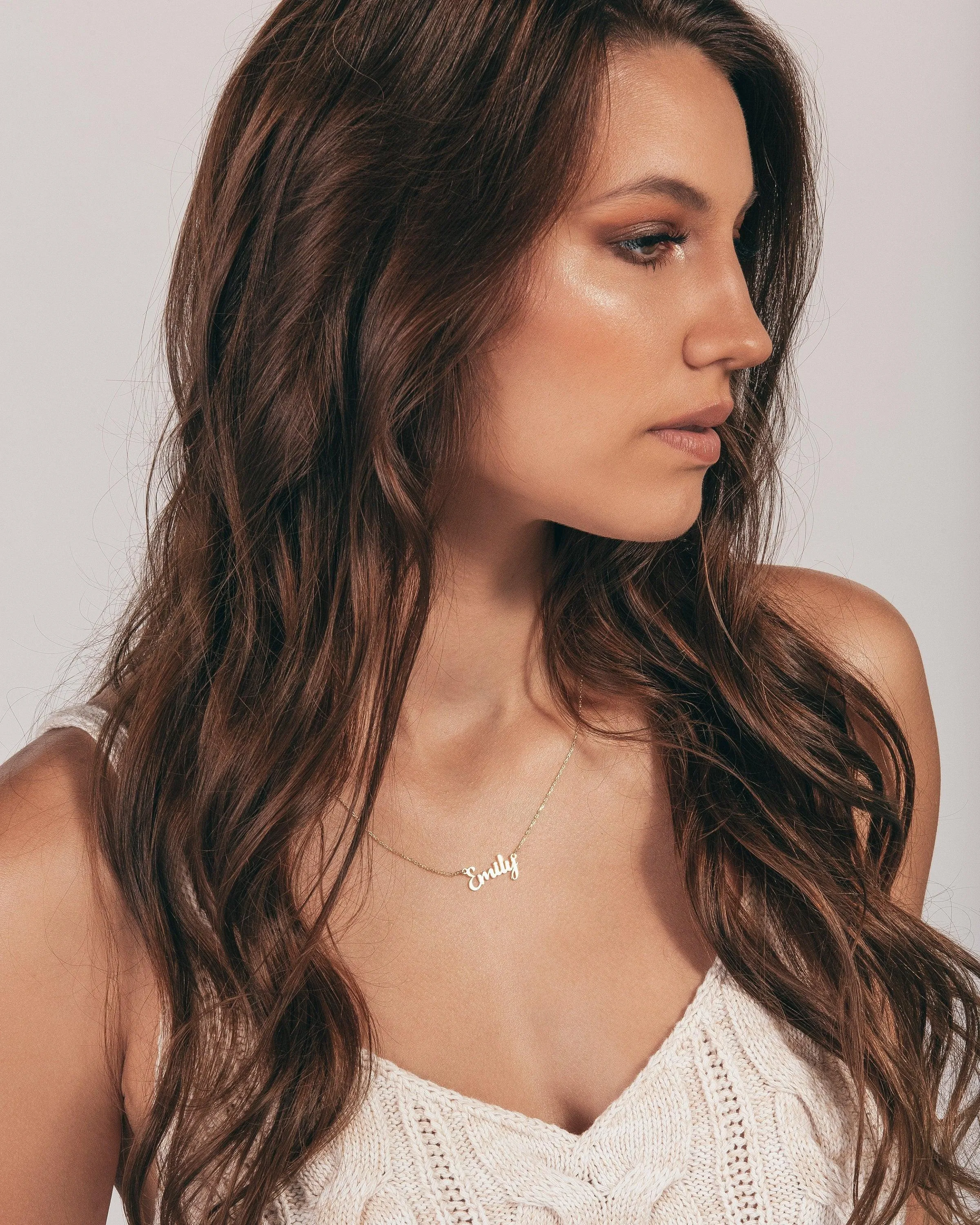 Dainty Name Necklace - 18K Gold Vermeil