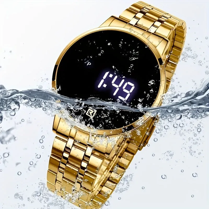 Deluxe Touch Screen Couples Wristwatch