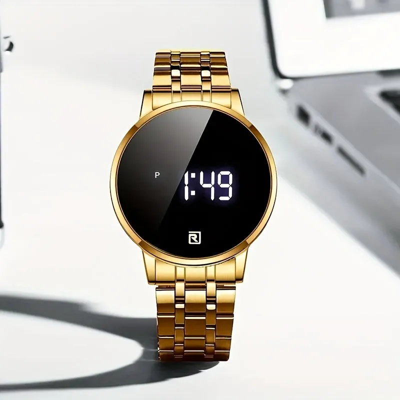 Deluxe Touch Screen Couples Wristwatch