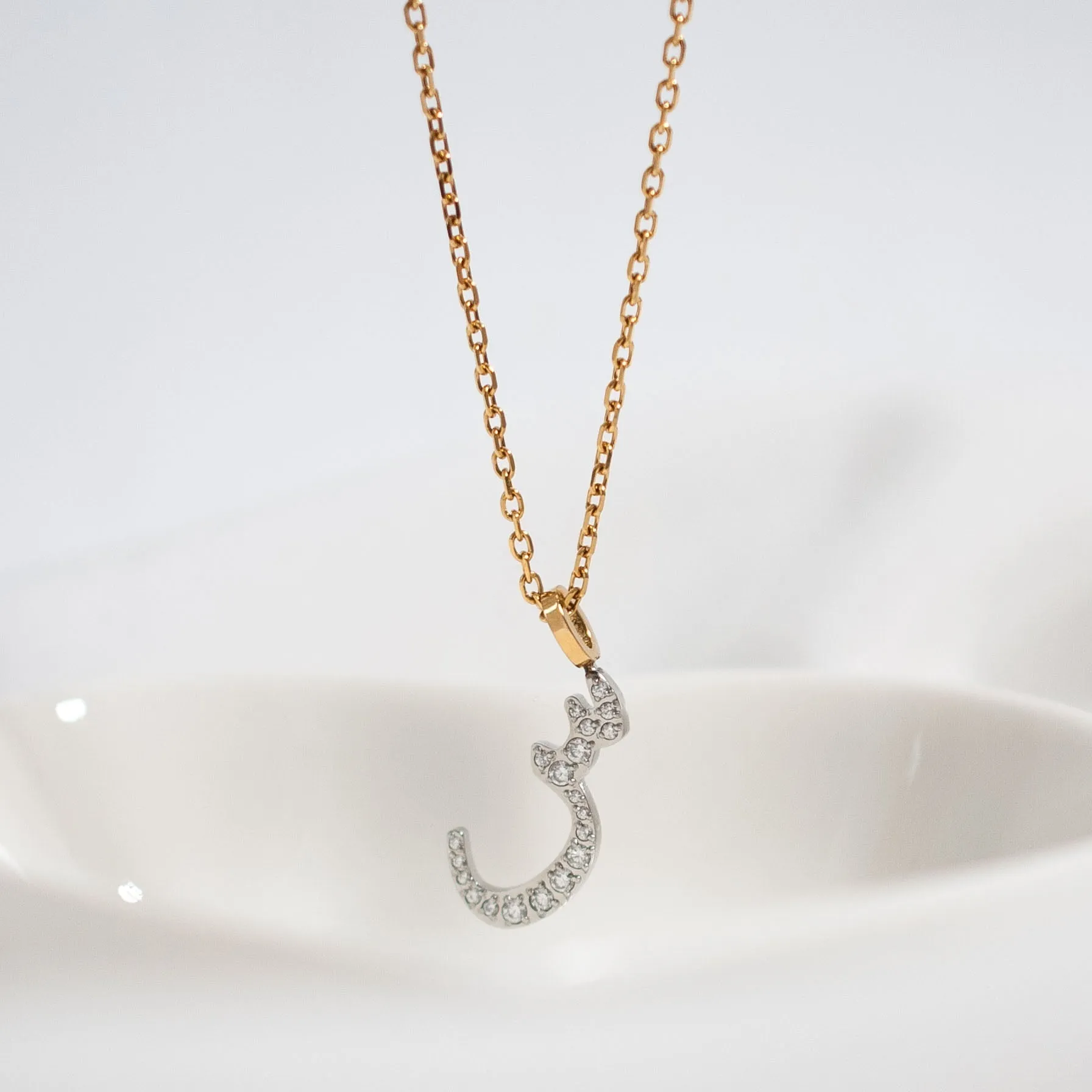 Diamond Letter Necklace