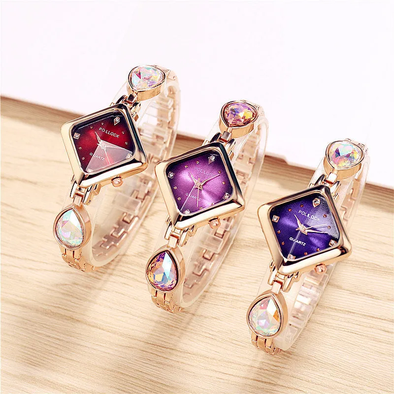 Diamond-studded high-end quartz watch