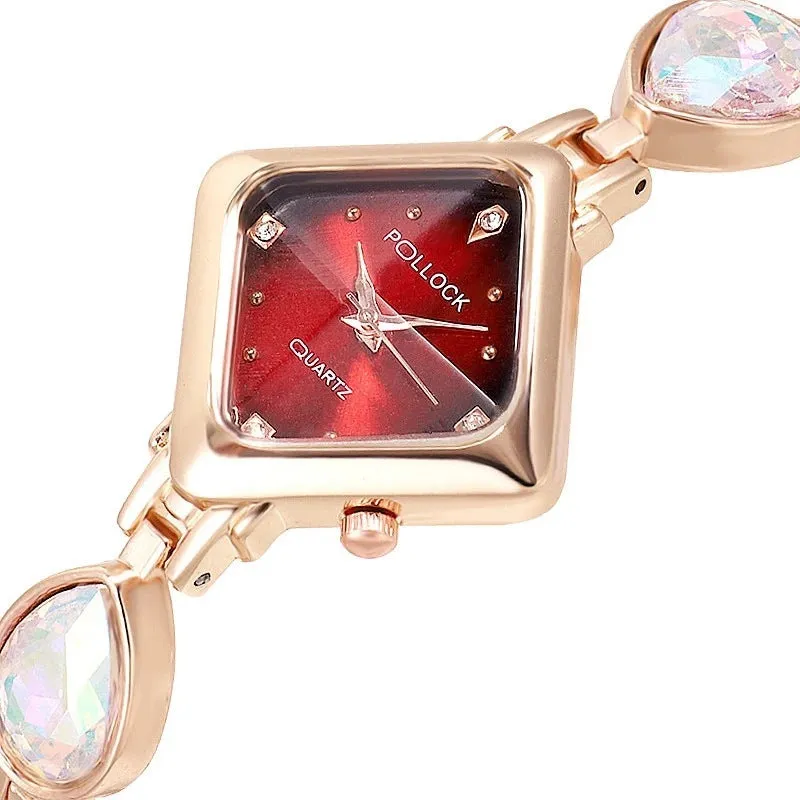 Diamond-studded high-end quartz watch