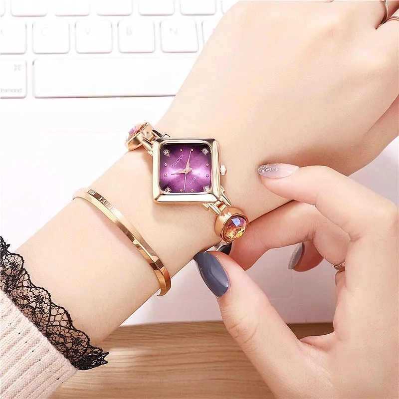 Diamond-studded high-end quartz watch