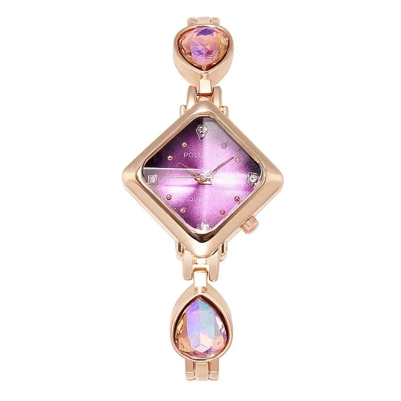 Diamond-studded high-end quartz watch