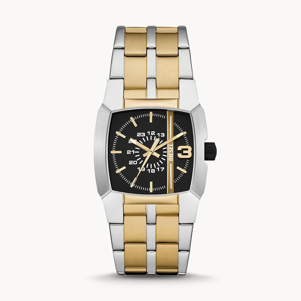 DIESEL CLIFFHANGER 2-TONE STAINLESS STEEL MENS WATCH