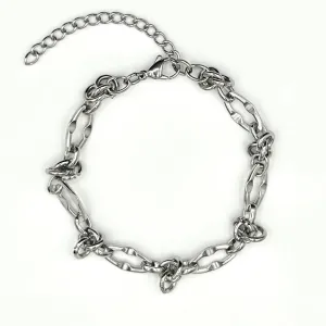 Eclipse Link Chain Bracelet - Silver