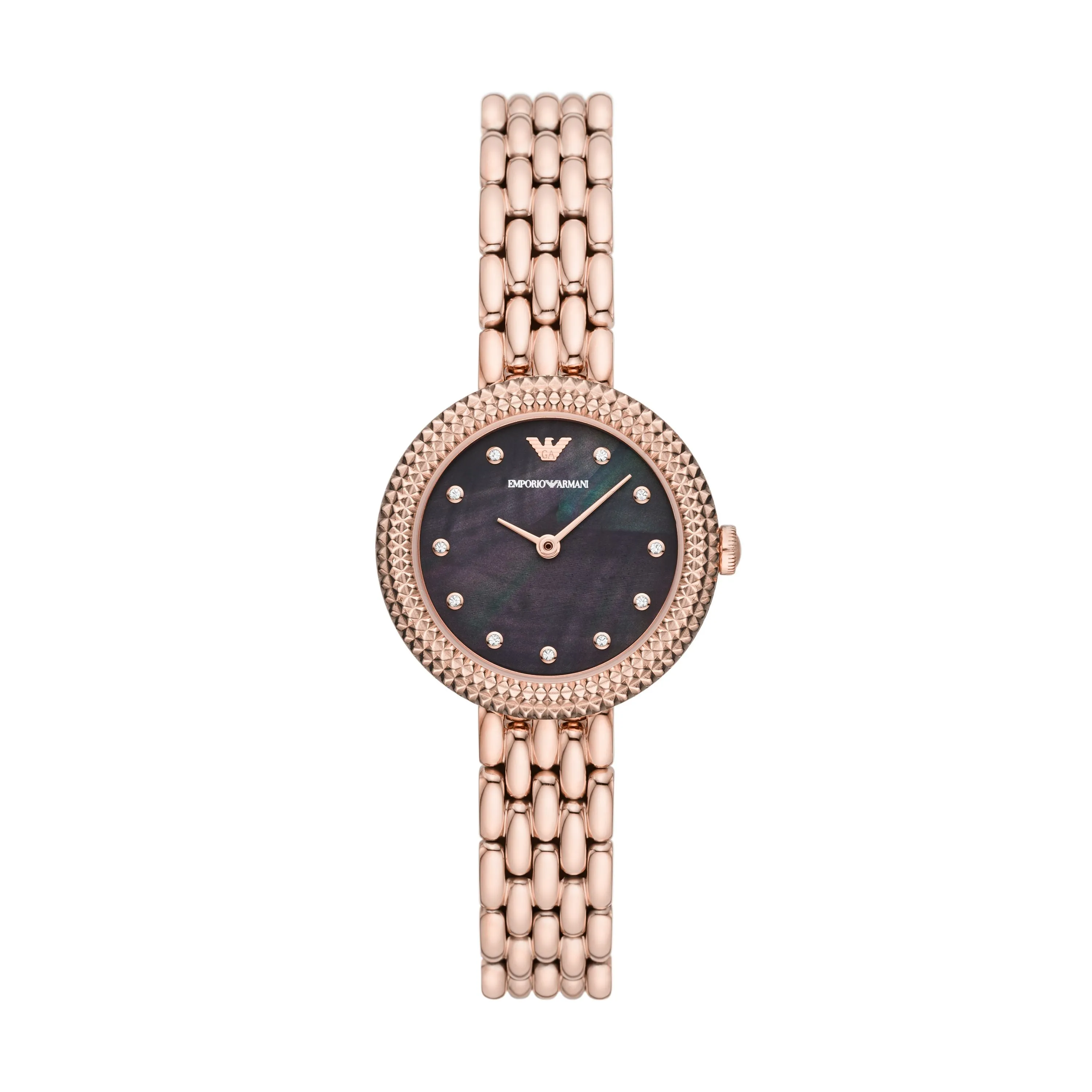 EMPORIO ARMANI ANALOG WATCH 0 JWL GP METAL BRCLT
