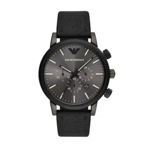 EMPORIO ARMANI ANALOG WATCH 0 JWL SS FABRIC STRAP