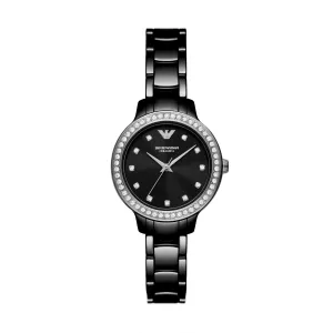 EMPORIO ARMANI CLEO WOMEN'S CERAMIC WATCH