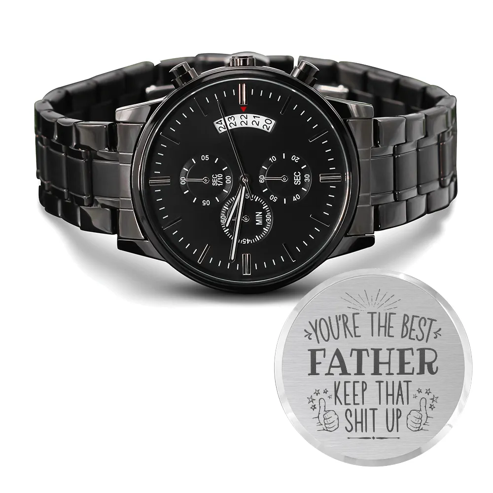 Engraved Watch Gift For Dad From Kids