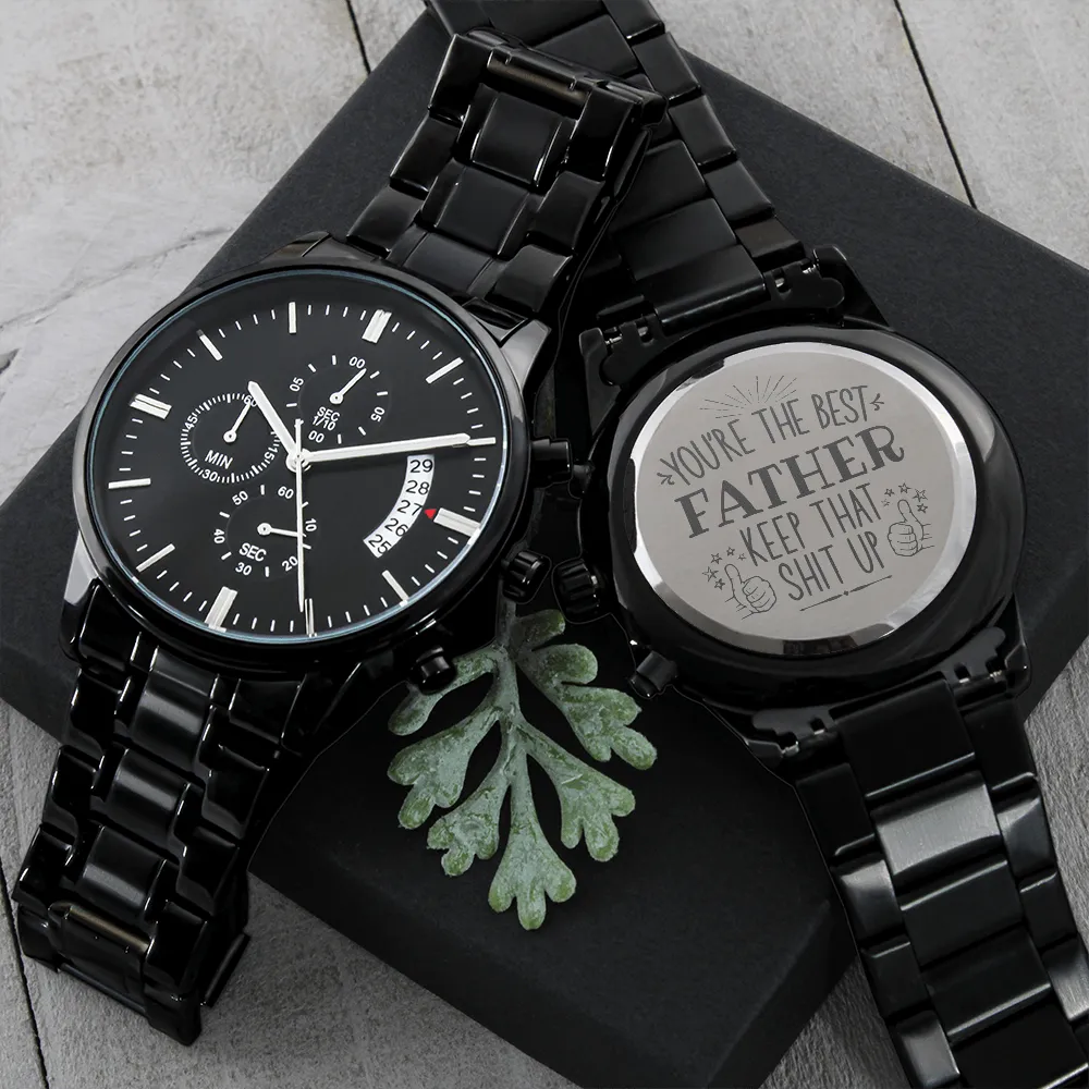 Engraved Watch Gift For Dad From Kids