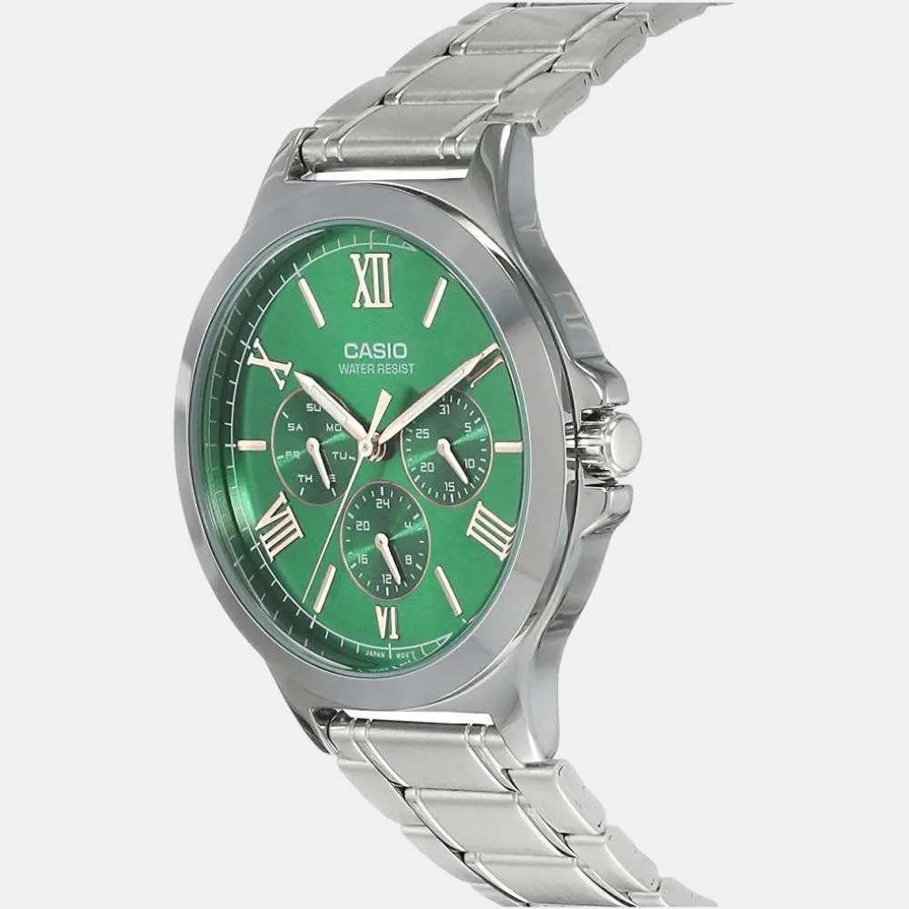 Enticer Men's Chronograph Stainless Steel Watch A1685 - MTP-V300D-3AUDF