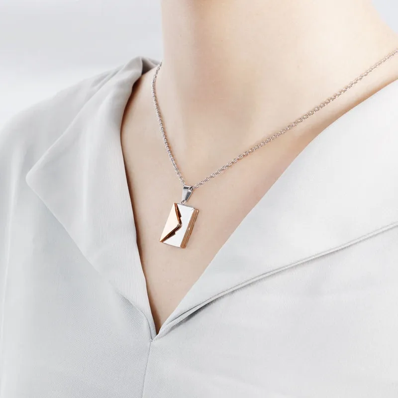 Envelope with A Secret Message Necklace