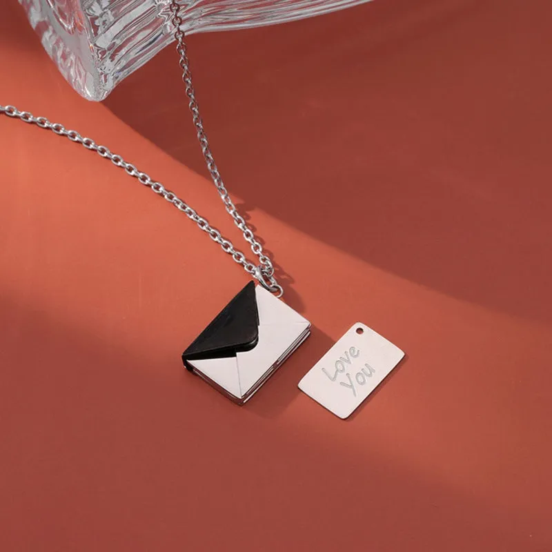 Envelope with A Secret Message Necklace
