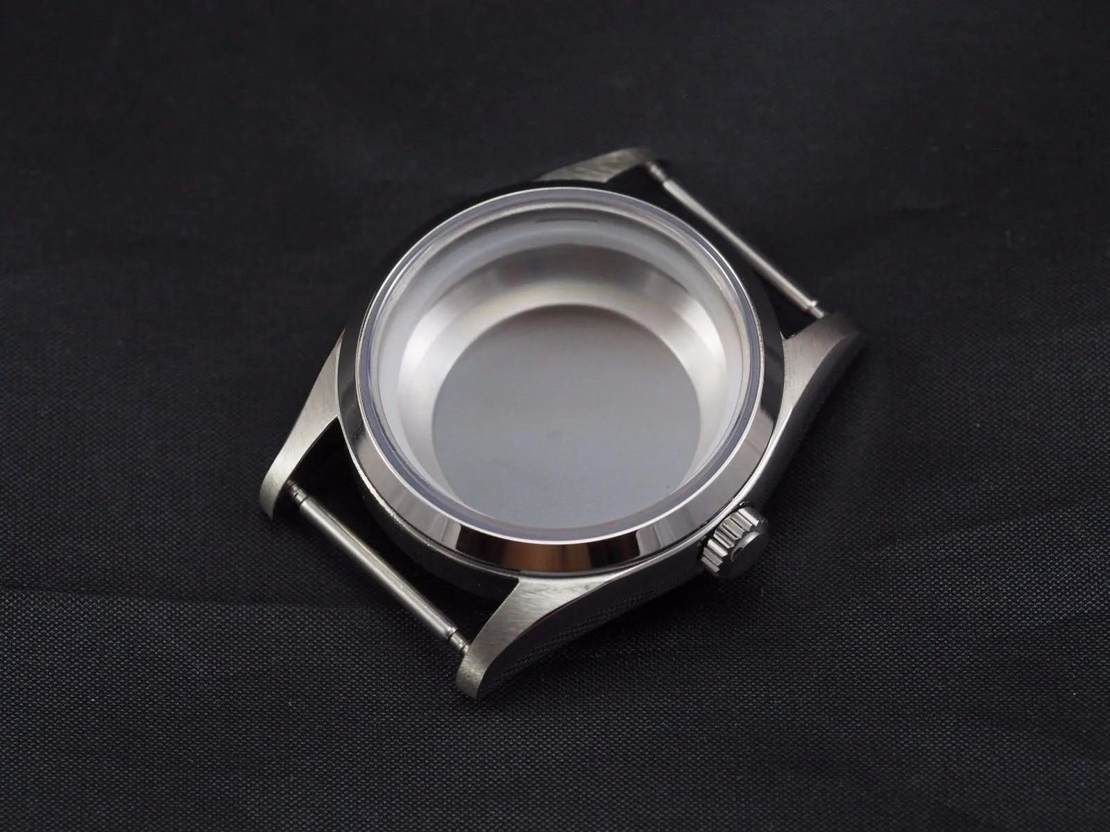 Explorer style watch case for ETA 2824 movement 39mm