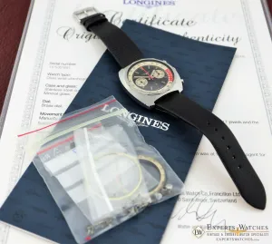 Factory Serviced Vintage LONGINES 8226 Cal 330 Valjoux 72 Chronograph W/Certific