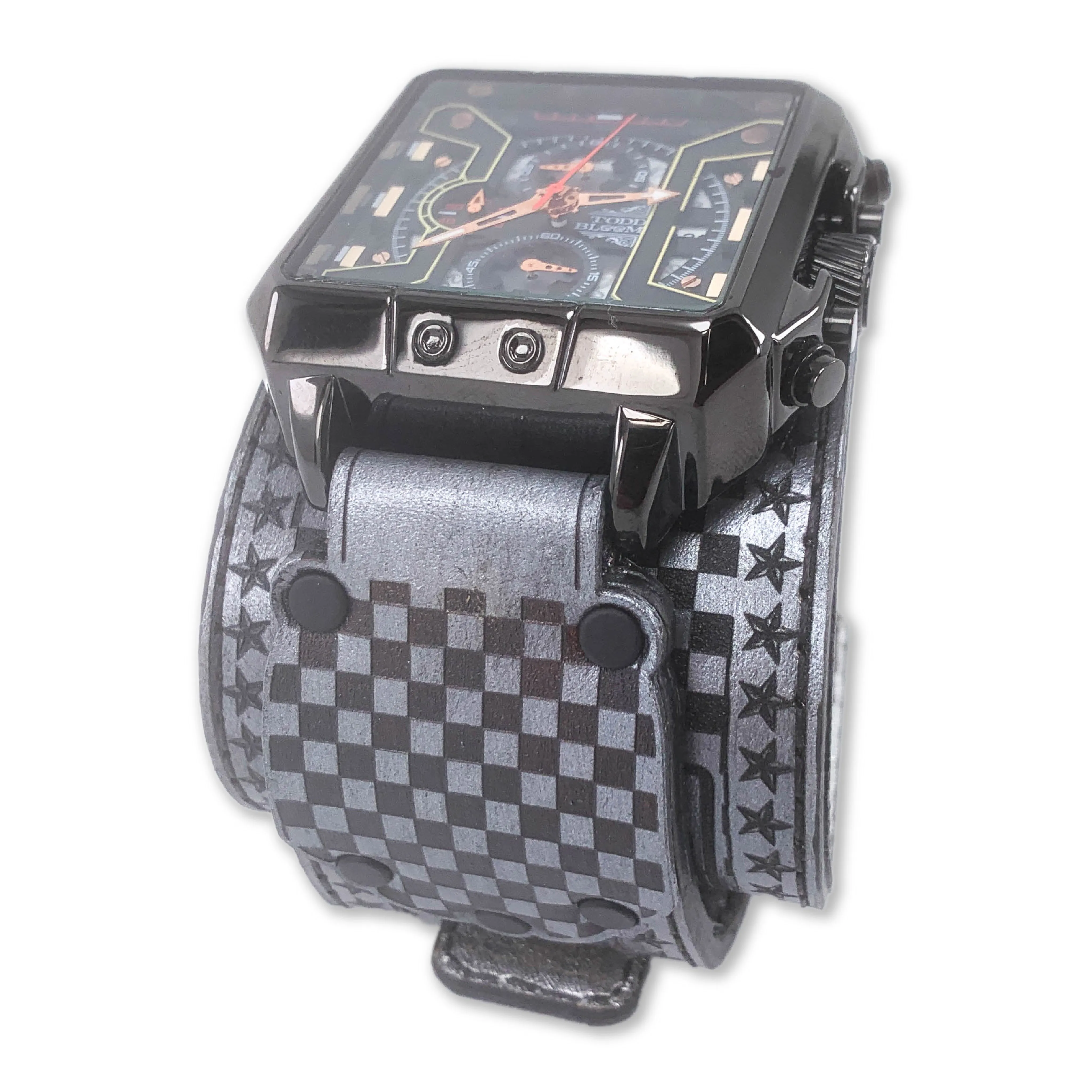 FINISHLINE X-MENS HAND MADE-FULL GRAIN LEATHER-WATCH